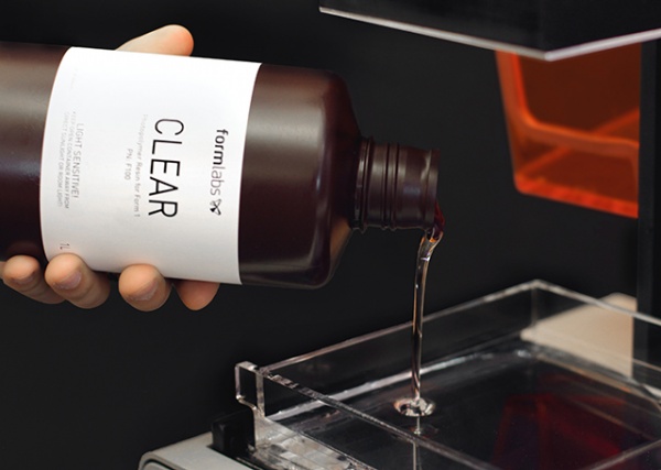 Расходные материалы для фотополимерной 3D-печати: смола для принтера Formlabs Form 1